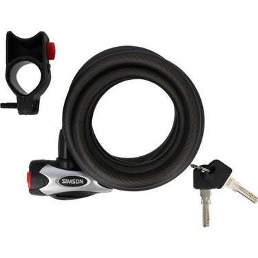 Simson spiraalkabelslot pro 12mm 180cm