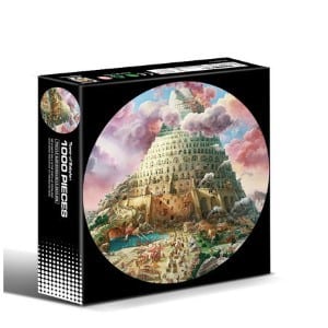 Intro puzzel rond - toren van babel - 1000 stukjes