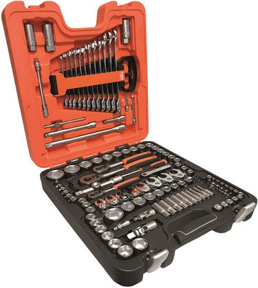 Bahco 1 4' - 3 8' -1 2' square drive doppenset met combinatie ratelsleutelset - 137 stuks - s137