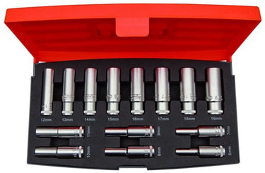Bahco 14d 3 8 lange doppenset | s1214l