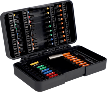Bahco 66im 54c-1 | 1 4 impact torsie bit set | voor sleuf phillips pozidriv hex torx® tamper robertson schroeven | 54 stuks - 66im 54c-1