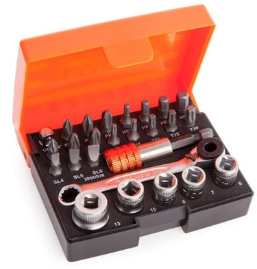 Bahco bit dopsleutelset met ratel | 2058 s26