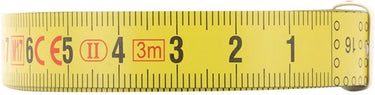 Bahco meetlint | plakrand voor links aflezen | klasse ii | metrisch | 3 m - btl-3-13