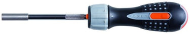 Bahco ratelschroevendraaier 1 4 met bithouder en led-verlichting 135 mm - 808050l