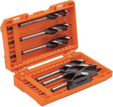 Bahco spiraalborenset | speedcut | voor hout - 6-delig - 9656-set-6