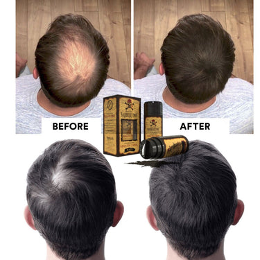 Barbertime hair building keratin fiber dark brown 21gr.
