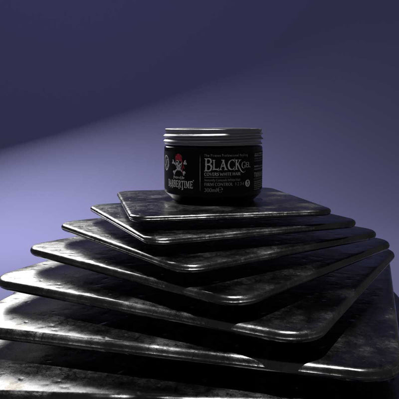 Load image into Gallery viewer, Barbertime black gel 300ml

