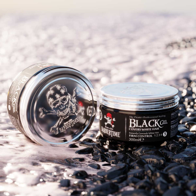 Load image into Gallery viewer, Barbertime black gel 300ml
