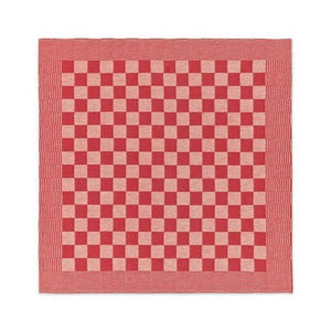 Ddddd theedoek barbeque rood 60x65cm 6 stuks