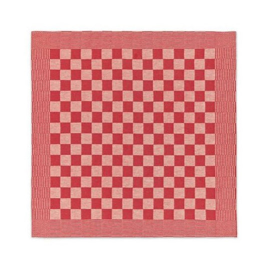 Ddddd theedoek barbeque rood 60x65cm 6 stuks