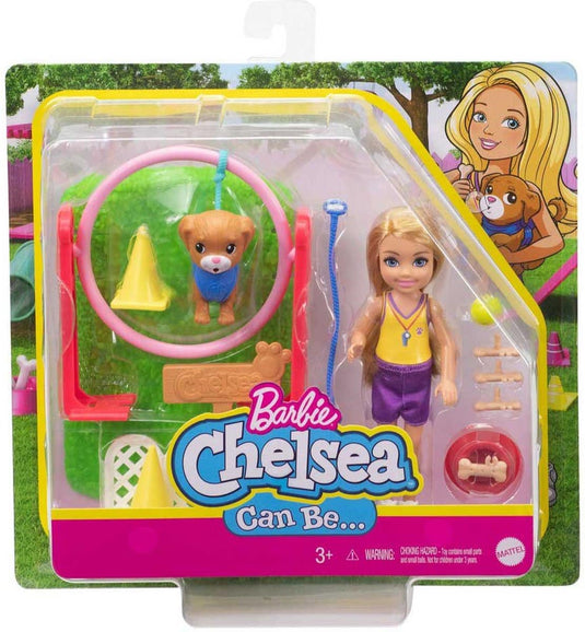 Otto simon barbie chelsea tienerpopje can be hondentrainer chelsea speelset
