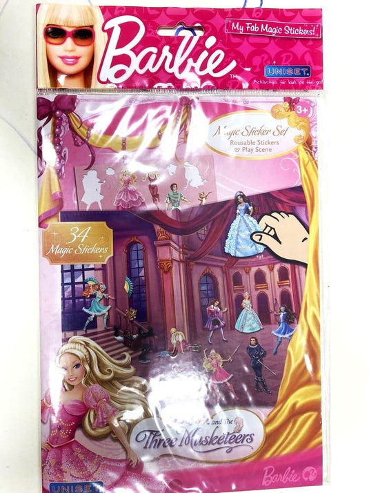 Van der doelen barbie raamstickers met panorama kaart 34 stickers