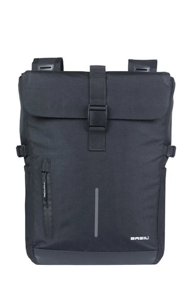 Basil tas move dubbel zwart | 30l