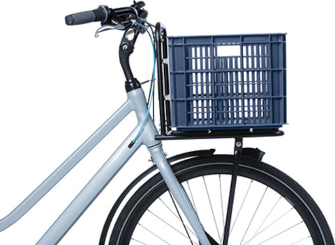 basil bicycle crate l - large - 40 liters - blue