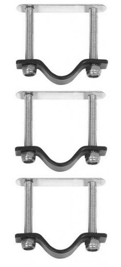 Basil Crate Mounting - mounting set for Basil crates and rattan baskets - galvanized
