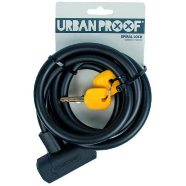 Urbanproof spiraalslot 12mm*150cm zwart