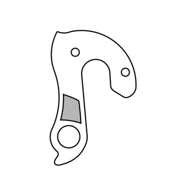 Union derailleurpad GH-119 met schroefset M4x0.7