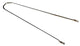 Gazelle spatbordstang b45t 28 351mm zilver