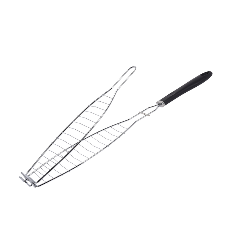 Load image into Gallery viewer, Bbq visgrill 58 cm zwart chroom

