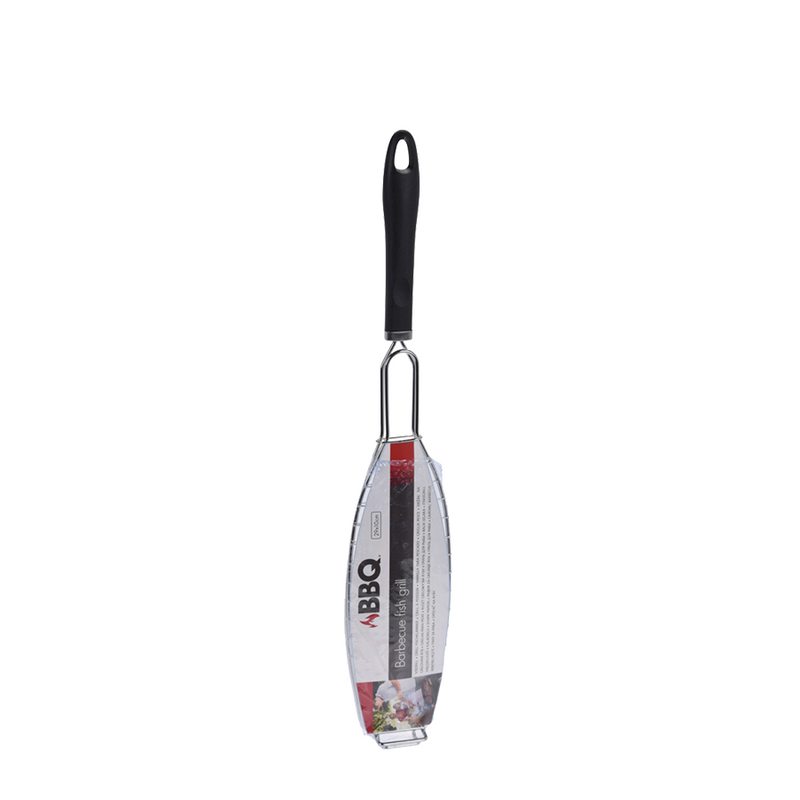 Load image into Gallery viewer, Bbq visgrill 58 cm zwart chroom
