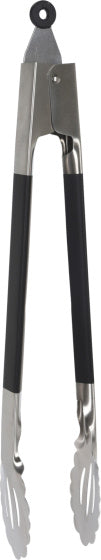 Load image into Gallery viewer, Bbq Barbecue Tang met Antislip RVS 46 cm Zwart
