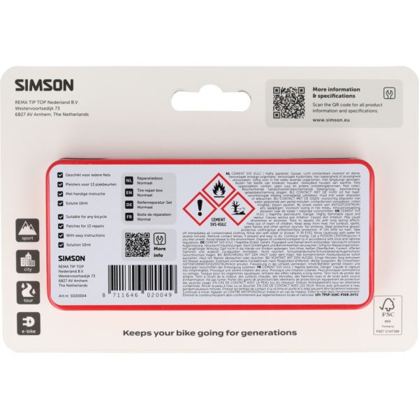 Afbeelding laden in galerijviewer, Simson reparatiedoos normaal op kaart

