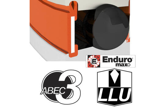 Load image into Gallery viewer, Enduro - lager 6800 llu 10x19x5 abec 3 max zwart oxide
