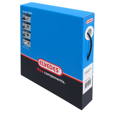 Schakel buitenkabel Elvedes met voering 30 meter Ø4,2mm - zwart (30 meter in doos)