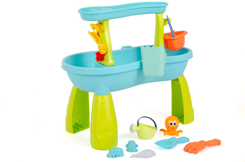 Load image into Gallery viewer, Beach toys zand- en watertafel met accessoires 19-delig
