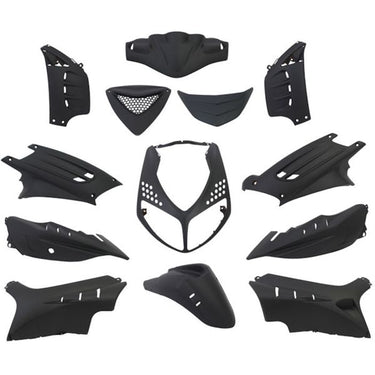 Edge plaatset 13-delig voor peugeot speedfight 2 - mat zwart