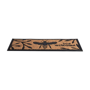 Esschert design deurmat bijenprint rubber kokos 25x75,5cm