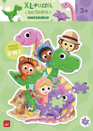 Clavis beestenboel xxl puzzel - dinosaurus!