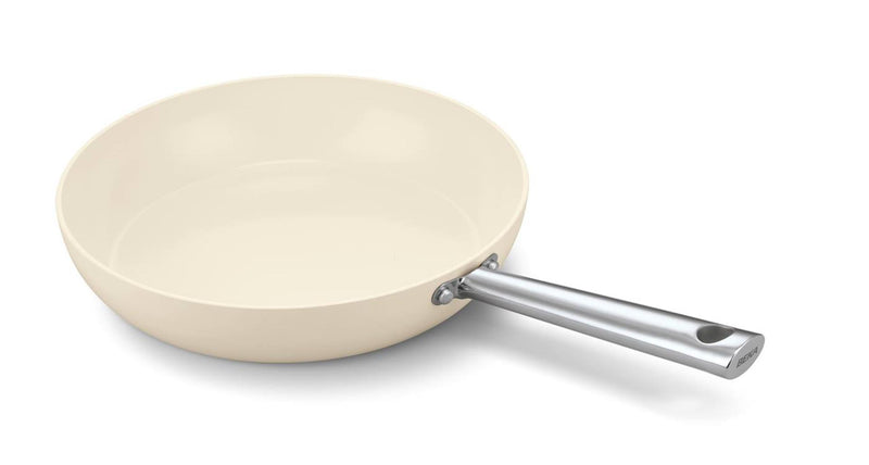 Load image into Gallery viewer, Beka cicla r braadpan 28cm créme aluminium rvs met anti aanbaklaag
