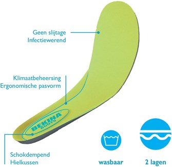Bekina voetbed e002 groen - maat 49 - 00.135.002.49