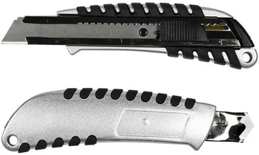 Enzo benson afbreekmes 18mm aluminium zwart - 6410820