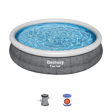 Bestway fastset zwembad 366x76cm met filterpomp