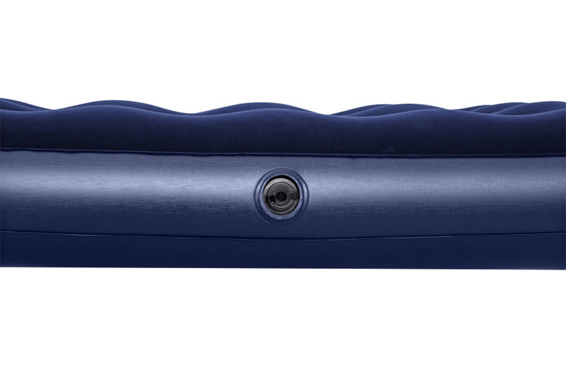 Load image into Gallery viewer, Bestway Flocked 22 Full Luchtbed 191 x 137 cm Blauw
