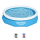 Bestway opblaaszwembad fast set met pomp rond 305-s