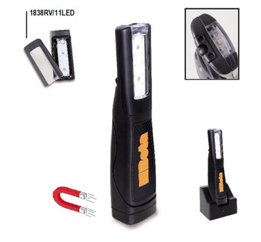 Beta 1838 11led lamp | oplaadbaar | schokbestendig rubberen behuizing - 018380111