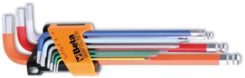 Load image into Gallery viewer, Beta 96bp-cl sc9 9-delig set haakse zeskant stiftsleutels | gekleurd - 000961619 000961619
