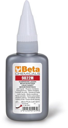Beta 9822m t50 (1-2)-vloeibare pakking-gemidde. - 098220505