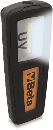 Beta oplaadbare inspectie lamp met uv en wit licht ideaal voor het dedecteren van lekken 1838uv - 018380150