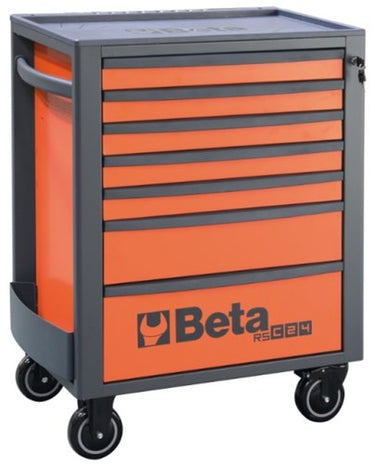 Beta rsc24 7-fo | gereedschapswagen | 7 laden | volledig oranje - 024004070