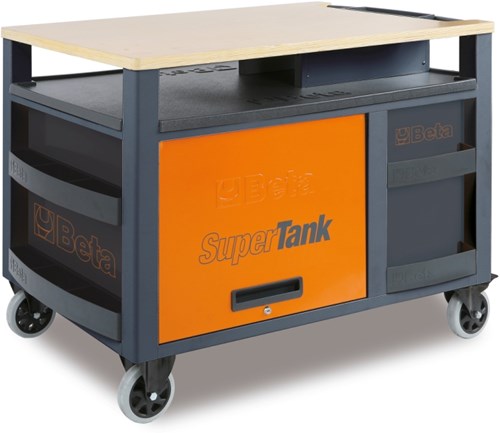 Load image into Gallery viewer, Beta rsc28-r-supertank werkbank met 10 laden - 028003003
