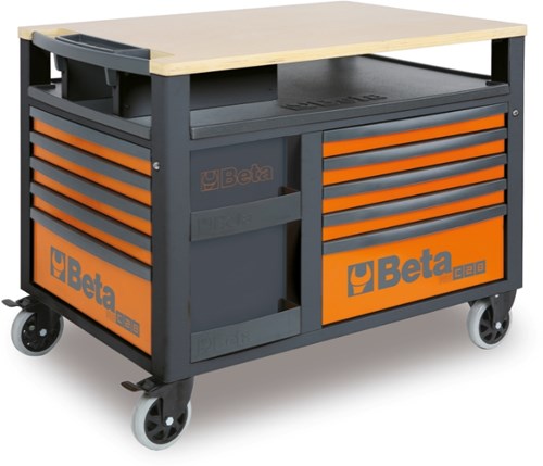 Load image into Gallery viewer, Beta rsc28-r-supertank werkbank met 10 laden - 028003003

