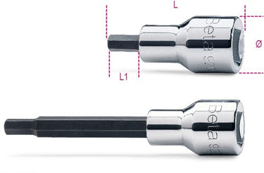 Beta schroevendraaierdoppen voor binnenzeskant schroeven 920pe 6l - 009200418