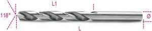 Beta spiraalboren, korte uitvoering hss volledig geslepen glimmende afwerking 412 4,00 - 004120076