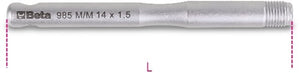 Beta uitwendige geleider pennen voor wielmontage 985m m14x1,50 - 009850104