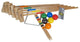 Bex Croquetset Original 6 spelers rubberhout blank