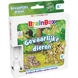 Brainbox pocket gevaarlijke dieren - weetjesspel